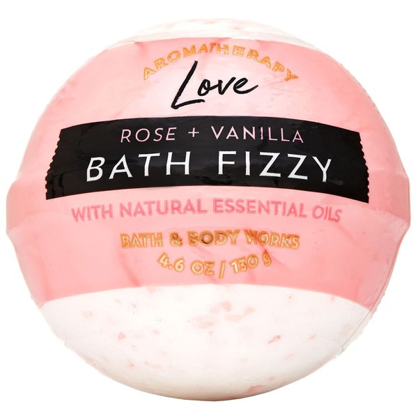 Bath and Body Works Aromatherapy Love - Rose + Vanilla Bath Fizzy 4.6Ounce