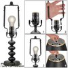 7 8 9 10 inch Lamp Shade Harp Holder,Adjustable Lamp Harp Kit,Fit Both Standard Lamp Rod and E26 Light Base UNO Fitter Adapter,with 2 Shade Attaching Finial Top (Black Color - 1 Set)