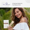 Relumins Marine Collagen Powder Drink Mix - Collagen Peptide with Glutathione, Green Tea, CoQ10, & Hyaluronic Acid Boosts Smooth Glowing Skin - 10 Powder Sachets x Vanilla Flavored