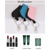 Meiiy Chapstick Holder Lip Balm/Gloss Sleeve Pouch Portable Lipstick Bag With Hook Gift for Women (3pcs)