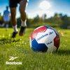 Reebok Recreational Soccer Ball, Premium TPU Composite Leather Cover, Soft Touch EVA Foam Backing, Includes Pump & Needle, VR-3K Series
