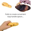 Huggle Brush HuggleBrush Original Yellow Guinea Pig Brush, Rabbit Small Pet Grooming, De-shedding, Bonding
