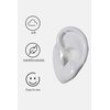 Ear Covers for Shower 100 pcs, Baby Ear Protection, Disposable Ear Protectors Waterproof for Swimming, Bathing, Surfing, and Other Water Sports.