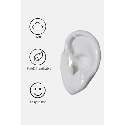 Ear Covers for Shower 100 pcs, Baby Ear Protection, Disposable Ear Protectors Waterproof for Swimming, Bathing, Surfing, and Other Water Sports.