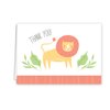Jungle Animal Baby Thank You Greeting Cards / 36 Note Cards / 6 Child Safari Thanks Designs / 3 1/2" x 4 7/8" Baby Shower Birthday School Appreciation Cards/Made In The USA