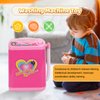 Washing Machine , Kids Mini Simulation Electric Automatic Washing Machine, Lightweight Small Appliance with Realistic Details, Perfect for Girls & Boys (Battery Not Included)
