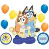 Anagram Giant 49" Bluey and Chilli Airloonz Birthday Party Supplies Air-Filled Foil Balloon Bouquet Decorations