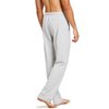 BALEAF Men's Sweatpants Casual Lounge Cotton Pajama Yoga Pants Open Bottom Straight Leg Male Sweat Pants with Pockets Light Gray XXL