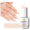 BLUESKY Jelly Nude Nail Polish - Beige Skin Tone French Manicure Nude Nail Soak Off Gel Polish,Vegan, Nail Art,DIY at Home,15ml A055P SOFT PINK