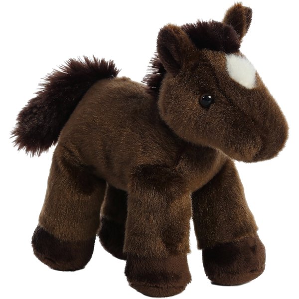 Aurora® Adorable Mini Flopsie™ Chestnut™ Stuffed Animal - Playful Ease - Timeless Companions - Brown 8 Inches