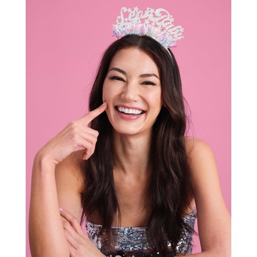 xo, Fetti Leo Baby Headband - Fits Adult + Child | Zodiac Leo Hair Accessory, Horoscope Favor, Astrology Birthday Party Decorations