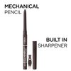 L'Oreal Paris Makeup Infallible Never Fail Original Mechanical Pencil Eyeliner with Built in Sharpener, Black Brown, 0.008 oz., 2 Count
