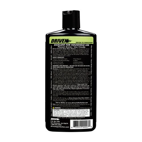 Driven Extreme Duty Glass Cleaner, 16 oz Bottle