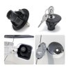 Gas Cap Fuel Tank Cap, Locking Fuel Tank Gas Cap, Car Locking Fuel Cap Cover 8U5Z-9C268-B, Gas Cap Lock and Keys for Ford Edge Escape Expedition Lincoln MKS MKT Mercury Mountaineer