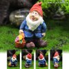 PEATOP Fairy Garden Accessories,Miniature Gnome Figurines Set of 7, Garden Gnome Figurines for Plant Pots Decor, Home Decoration,Fairy Garden