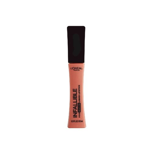 L'Oreal Paris Makeup Matte Lipstick, Infallible Pro-Matte Liquid Lipstick, Long Lasting Lightweight High Impact Color, Up to 16 Hours of Wear, Nudist, 0.2 fl.oz
