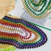 72PCS Mardi Gras Beads, Metallic 10 Kinds Bead Necklace Party Favors, 33" Mardi Gras Necklace Women Men Stuff, Festival Parade Throw Accessories for Wedding Birthday Celebrations Decorations