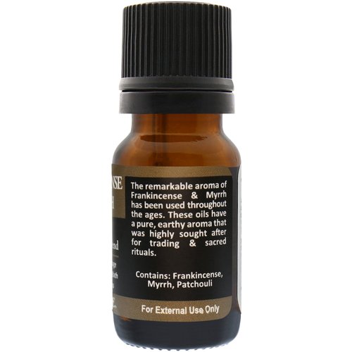 Plantlife Frankincense & Myrrh Aromatherapy Essential Oil Blend - Straight from The Plant 100% Pure Therapeutic Grade - No Additives or Fillers - Made in California 10 ml