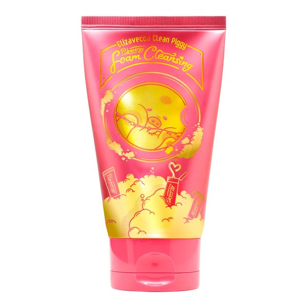 Elizavecca Clean Piggy Pink Energy Foam Cleansing 120ml/4.06 - Wash Off Face Wash/Wash off/Facial Cleanser for Oily Skin/Daily Face Wash review/Removes Make-Up