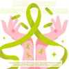 CrateGurus Co. 600 Pcs Lime Green Ribbon Awareness Temporary Tattoos Bulk Essential Tremor Childhood Mental Health Lyme Disease Depression Hodgkins Lymphoma Awareness Products Muscular Dystrophy Items