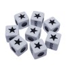 ccHuDE 12 Pcs Left Right Center Dice Star Circle Left Right Dice LCR Game Dice for Left Right Center Only Board Games Accessories