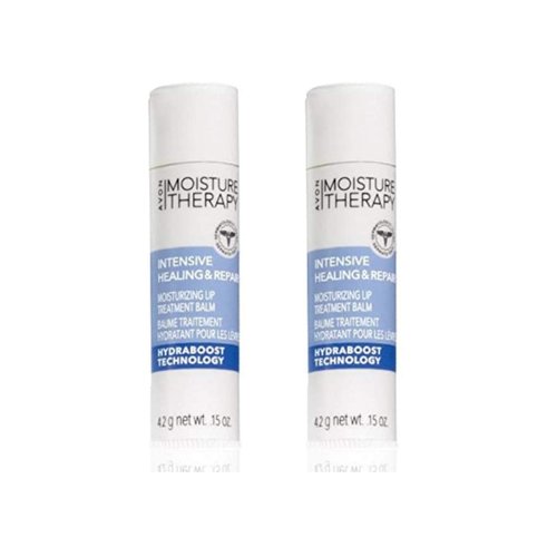 LOT OF 2 Avon Moisture Therapy Intensive Healing & Repair Lip Ointment SPF 15