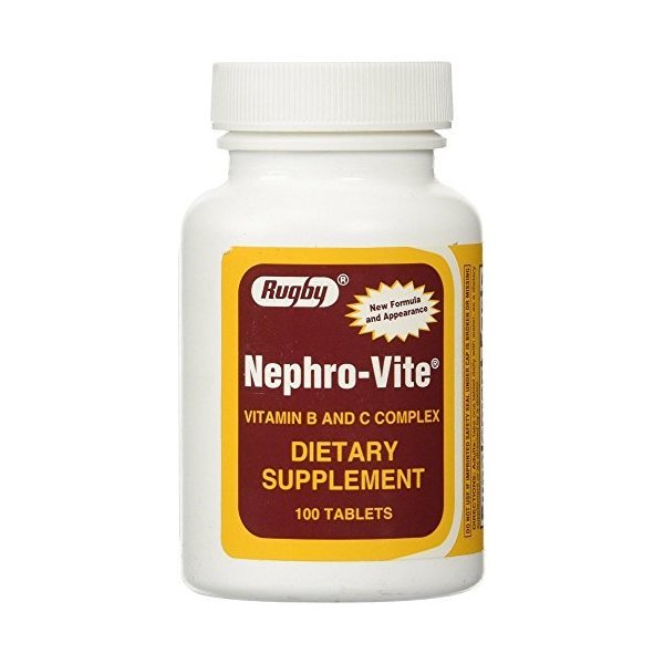 Nephro-Vite Tablets, Over the Counter, 100ct by Rugby