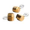DEWHEL Brass 1/2" NPT Boat Drain Plugs,3pcs Boat Hull Spare Garboard Drain Plug for Bayliner Four Winns Glastron Larson Sea Ray Starcraft and Many Other Models