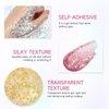 Face and Body Glitter 8PCS Body Glitter Face Glitter Gel, Singer Concerts Festival Rave Accessorie, Glitter Face Paint Holographic Chunky Glitter for Makeup