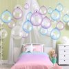 130 Pcs Transparent Balloons Clear Blue Purple Balloons Under The Sea Party Decorations Clear Bubble Mermaid Party Decoration Balloon for Birthday Party Wedding Supplies (10 Inch, 5 Inch)