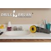 Cleaning Supplies - Threaded 5-inch Commercial Cleaning - Scrub Brush - fits Electric, Pneumatic DA Rotary Polishers - Bathroom Rugs - Carpet Cleaner - Floor Cleaner - Shower Cleaner - Grout Cleaner