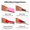 Firedeep Neon Pink Gel Nail Polish Hot Pink Nail Polish UV/LED Soak Off Gel Polish for Autumn and Winter Manicure 0.54 Fl Oz 1Pcs