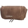 CASEBUDi Ski and Snowboard Goggle Case | Holds all types of Goggles (Tan Vegan Leather)