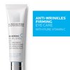 La Roche-Posay Redermic C Pure Vitamin C Eye Cream with Hyaluronic Acid to Reduce Wrinkles for Anti-Aging Effect, 0.5 Fl Oz (Pack of 1)