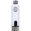 TonicCure Gem Infused Crystal Water Bottle Elixir with Authentic Healing Wellness Brazilian Stones Obsidian Neoprene Sleeve, for Love Peace and clarity 16 oz (BLACK Obsidian)