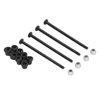 RC Screw Kit, Steel Screws and Nuts Plastic Bushing RC Hardware Screw Kit for Wltoys 144010 144002 124016 124017 RC Cars