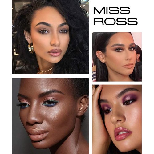 Damone Roberts Miss Ross Eyebrow Pencil - Powder & Wax Eyebrow Definer, Long-Lasting, Smudge-Proof, Cruelty-Free Formula for Naturally Defined Eyebrows (Soft Black)