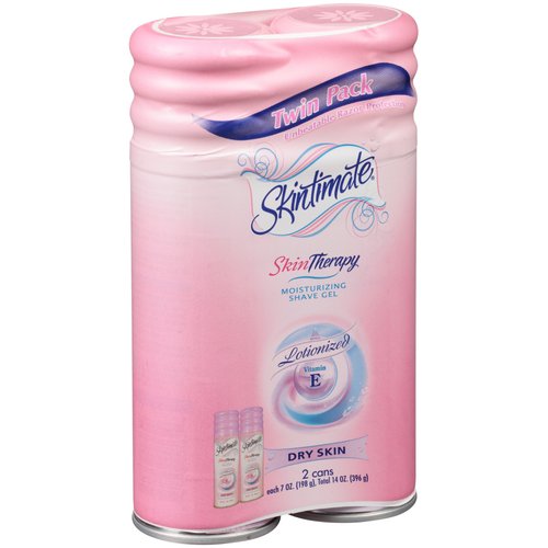 Skintimate DrySkin Shave Gel for Women, 7 oz, 2pk.