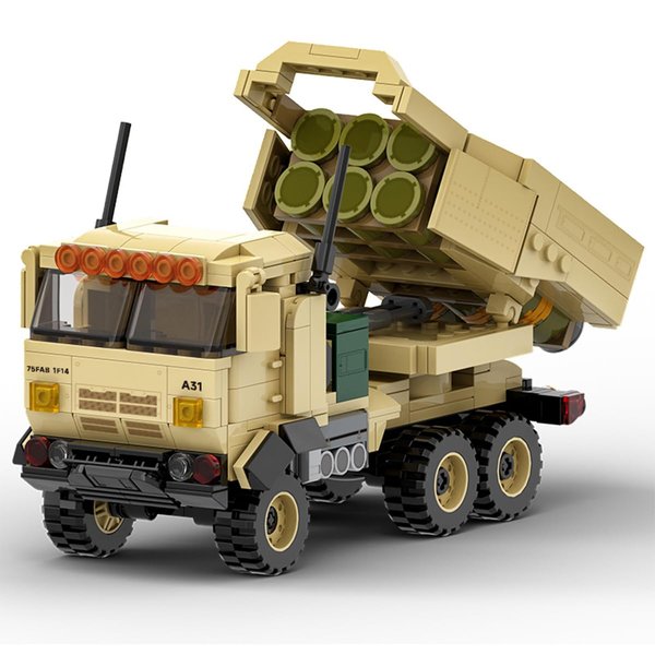 DAHONPA M142 HIMARS Vehicle Military Series Building Bricks Set (443 Pcs) Tank Build Blocks Toy, Gift for Adult
