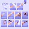 SAVILAND Acrylic Nails with Acrylic Nail Brush: Half Cover False Nails Tips 10 Sizes Nail Tips for Acrylic Nails Professional French Tips Fast-Dry Nail Glue & Acrylic Nail Starter Kit Natural