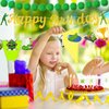 Colarr 5 Pcs Golf Birthday Party Decorations Include Happy Birthday Golf Banner, Golf Birthday Banner, White Golf Ball Banner and Green Pom Pom Garland for Kids Boys Men Golf Party Decorations