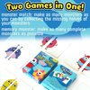 Half Match Minds That Play Monster Edition - Back to School Game for Fun Educational Matching - Memory Card Game for Kids Ages 4-5 - 6-7 - 8-9 - Perfect for Family & Children - Speech Therapy
