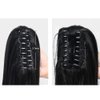 HSPJHTM Ponytail Extension, Black Hair Extensions Extension Claw for Women Curly Piece 24" Synthetic Pony Tail Very Long & Voluminous Curled Wavy Heat-Resisting