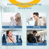 uncn Cordless Neck Heating Pad, Portable Electric Heated Neck Wrap for Neck Pain Relief, Auto Shut-Off,Hot Compress Hands-Free Neck Heat Pad for Neck Soreness & Stiffness Relief Washable Blue