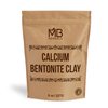 MB Herbals Bentonite Clay 8 oz | 227G / 0.5 LB | Calcium Bentonite Clay Powder | Anti-ageing Detoxifying Clay | Suitable for Oily Skin | External Use Only