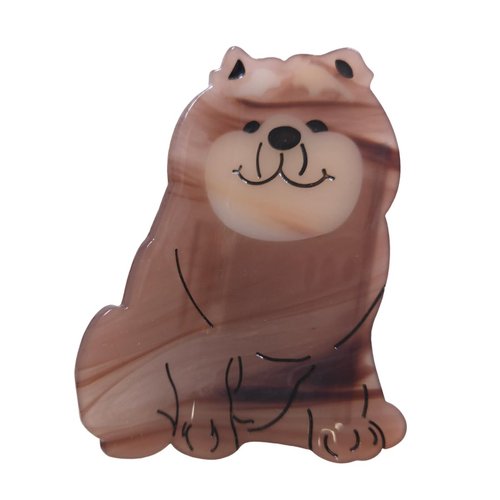 Funny Brown Bear Hair Clip,Acetate Claw Clips,Hair Clips for Women