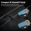 RUNCL Braided Fishing Line Merced, 8 Strands Braided Line - Proprietary Weaving Tech, Thin-Coating Tech, Stronger, Smoother - Fishing Line for Freshwater Saltwater (Blue, 80LB(36.3kgs), 300yds)