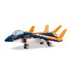 LEGO® Creator 3in1 Supersonic Jet 31126 Building Kit; Build a Jet Plane and Rebuild It into a Helicopter or a Speed Boat Toy