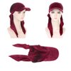 DINPREY Long Pretied Head Scarves for Women Bandana Turban Hat Chemo Cancer Headscarf Headwraps Headwear for bald women hair wraps Hair Cover Hat (3 PCS Tie Dye)