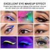 Rainbow Colorful Matte Liquid Eyeliner Neon Bright Colors Eyeliner Pencil Pigmented Waterproof Long Lasting No Fading Gel UV Glow Eye Liner Christmas Makeup Gift Kit for Wome (Liquid Eyeliner, Wine Red)